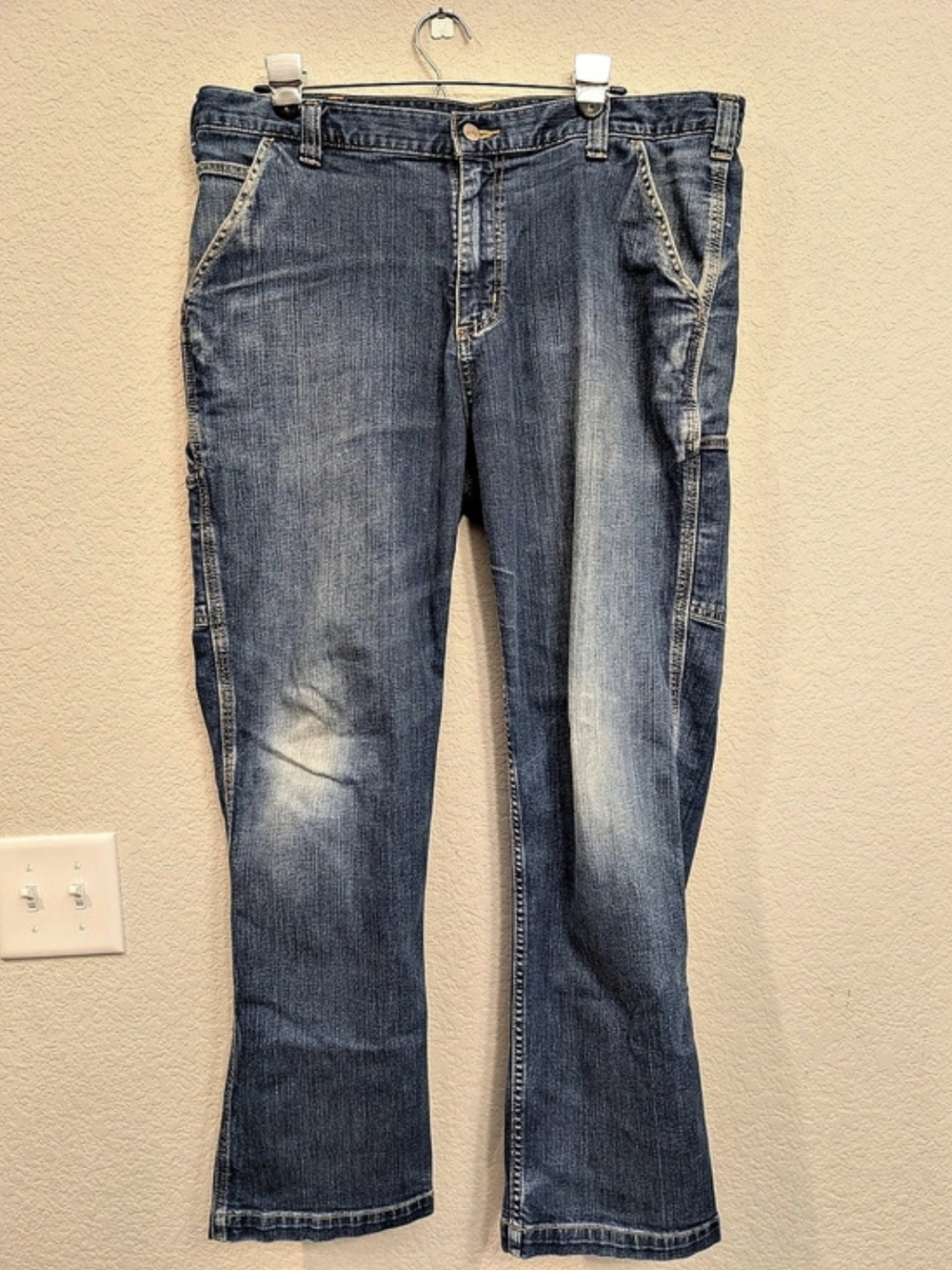 Carhartt Relaxed Fit Denim Work Pants Men's Jeans Blue Waist 38x30